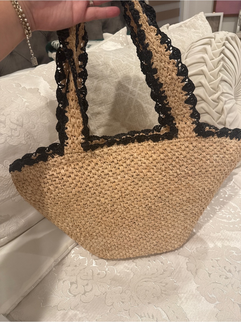 Kate Spade New York x Target Raffia Bow Tote Bag - Picture 2 of 2